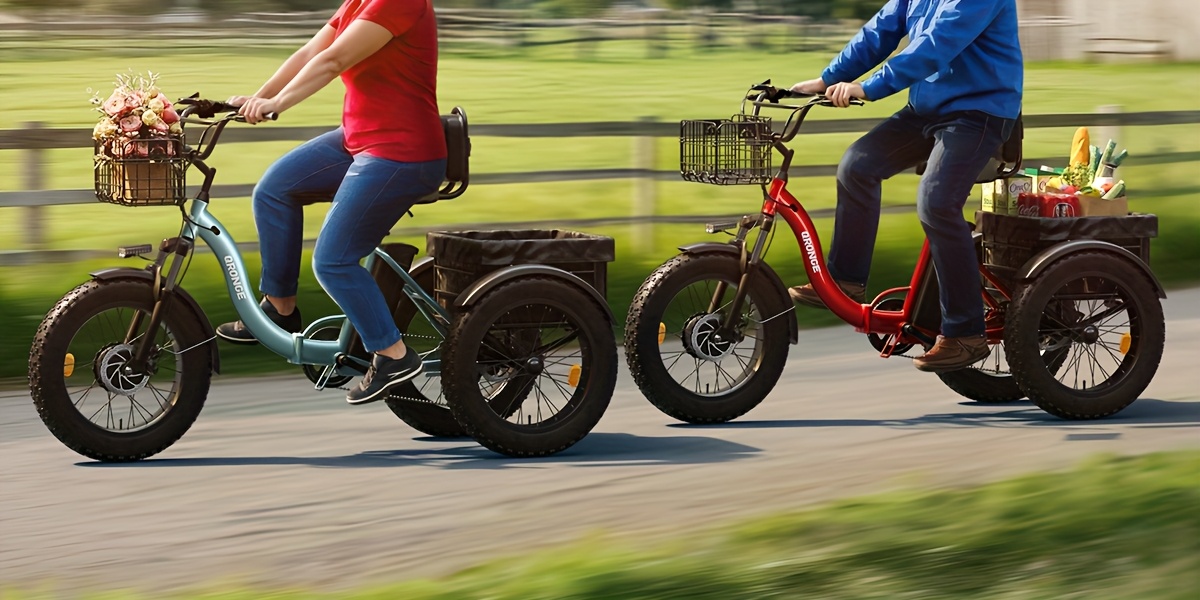 adult   20 fat tire foldable   with 749w brushless motor 36v 15ah removable battery ebike 55miles range 19mph cargo tricycle with basket suitable for   commuting travel Product details 1