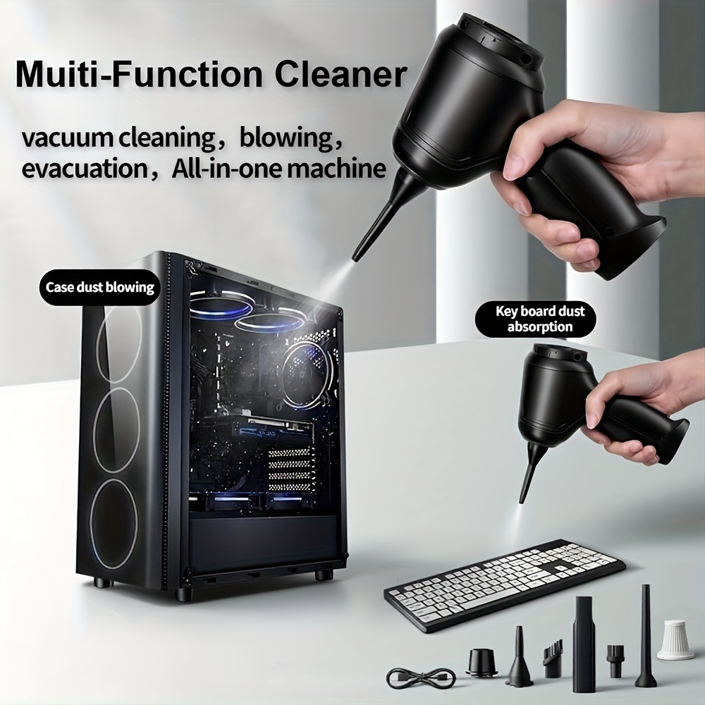 TEMU In 1 Wireless Vacuum Cleaner With A High Power, Which Used For Suction, Air Extraction, And Blowing, And At Home. It Has An Extended , Can Dust,