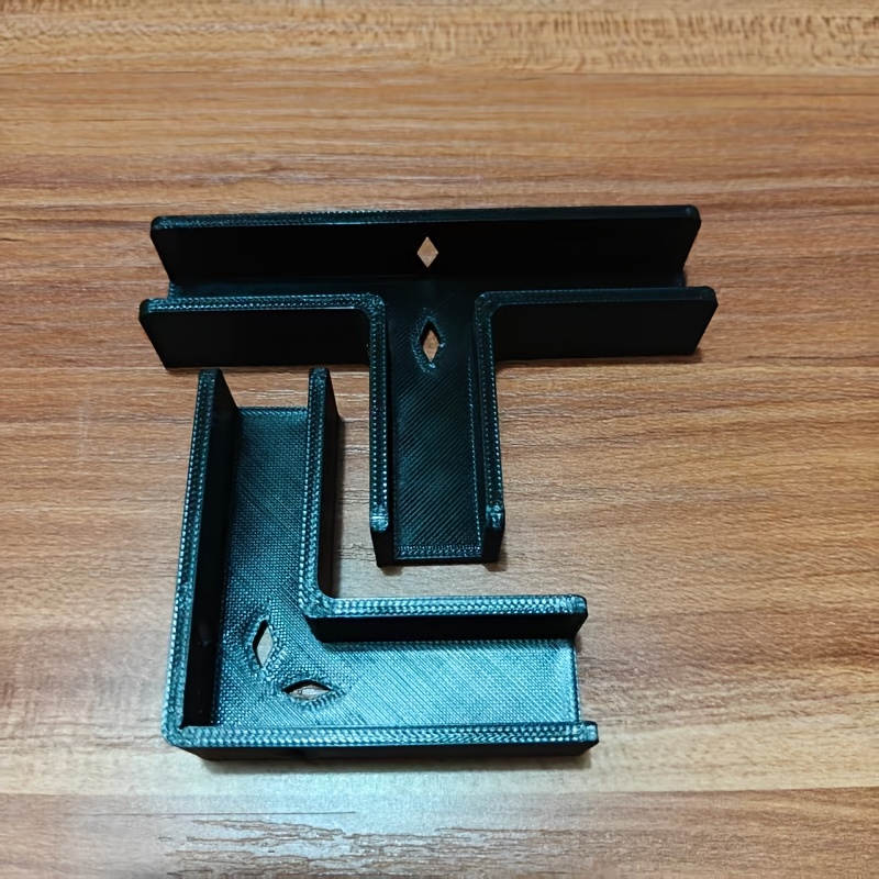TEMU 2pcs, Thickened L-shaped And T-shaped Cabinet Reinforcement Clamps For 15mm Wood Panels, Solid Wood Furniture Reinforcement Accessories, And