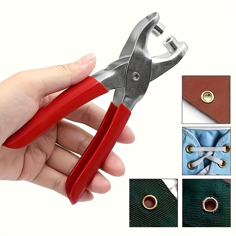 CRAFTMEmore - Set di 100 occhielli con rondelle per vestiti, cuoio