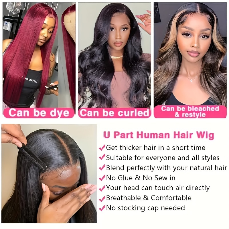 Color u part wigs best sale