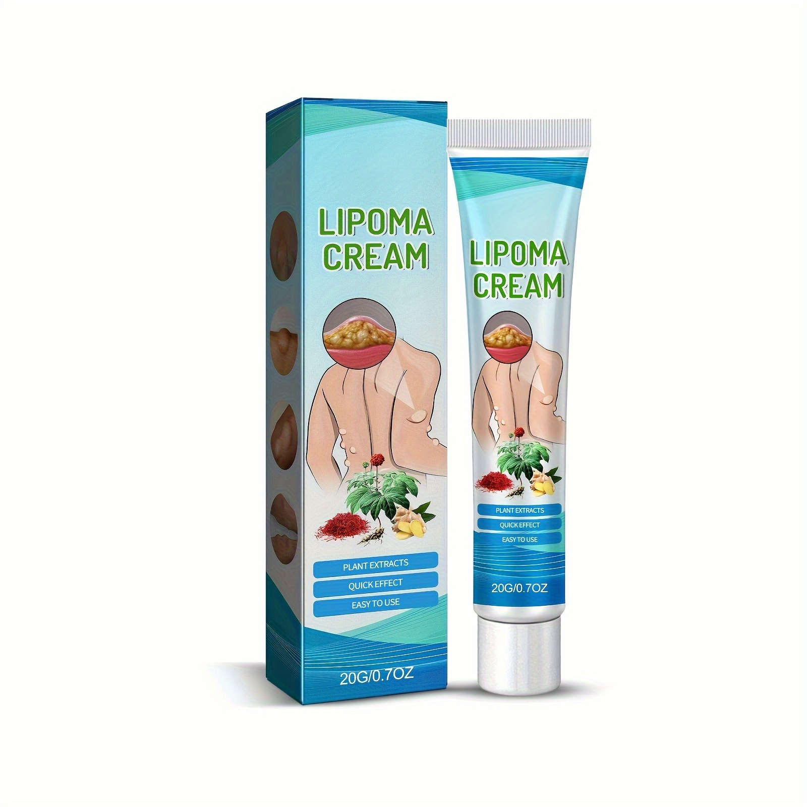 20g Lipoma Cream, Contains Ginger And Castor Oil, Body Care Cream For Moisturizing And Nourishing Skin Lip Balm Bulk Moisturizer Face Cream details 0