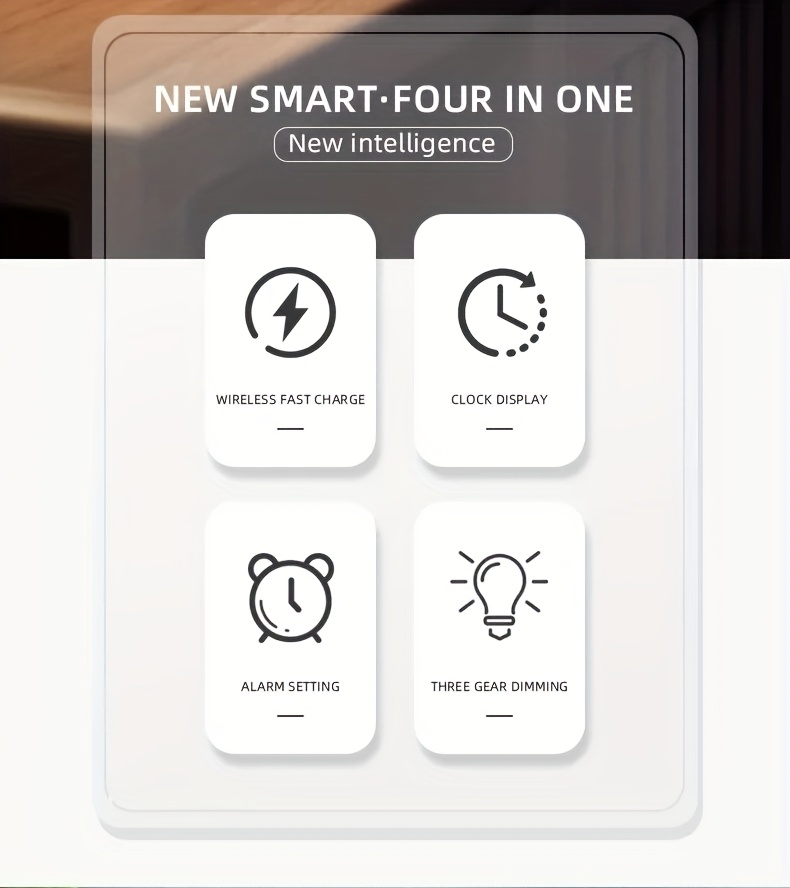 Wireless Charger, Adjustable Night Light, Time Temperature Display, Alarm Clock for Bedroom Desk, Charging Dock Station for Iphone 16 15 14 13 12 11 Pro Max/Mini/Plus/Xr/X/8 Airpods 2/ 3/ 4/ Pro/ Pro 2, for Samsung S25/S24/S23/S22/S21/S20/S10