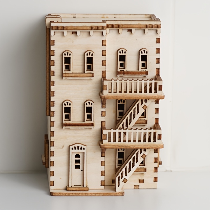 

(no Required) Original Retro Apartment Building Model