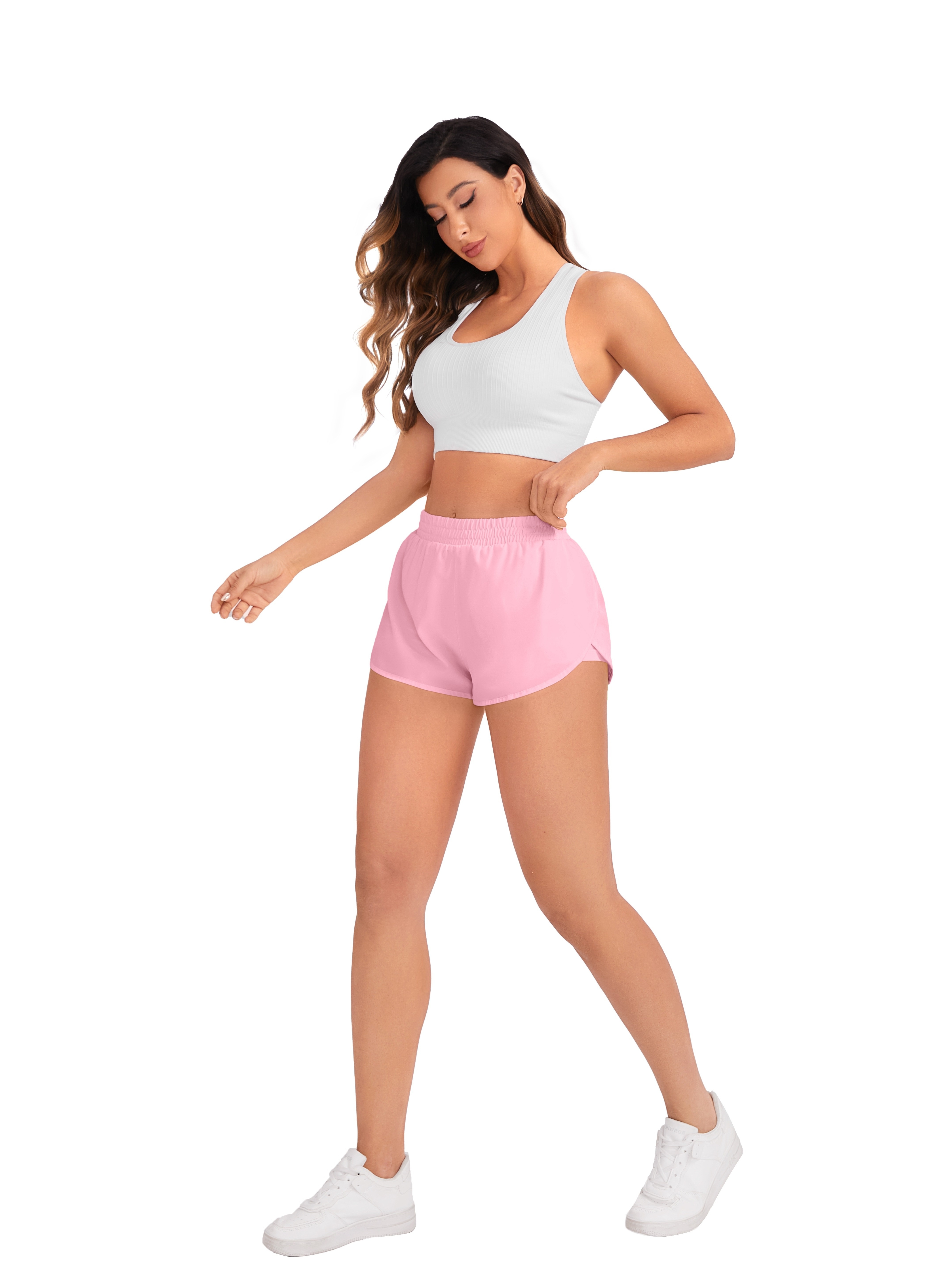 shorts de yoga athlétiques décontractés pour femmes Détails du produit 34