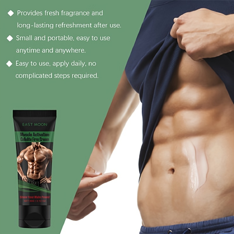 Muscle Care Cream Men'S Fitness Sports Line Muscle Body Abs Cream