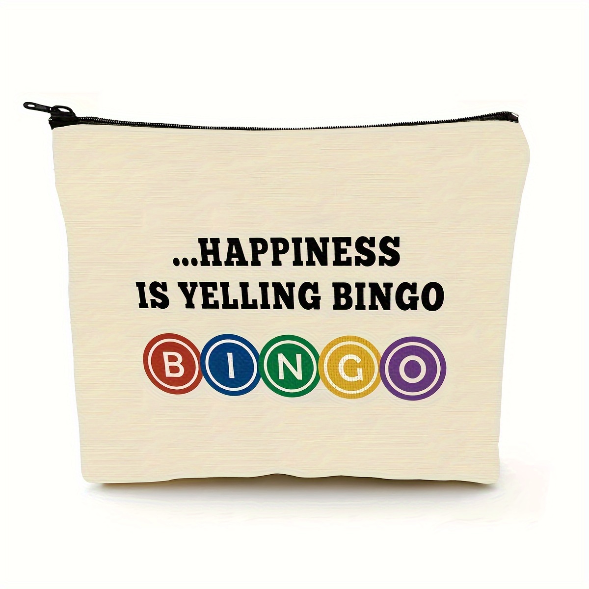 

1pc Bingo Gifts Lucky Bingo Purple Makeup Bag Funny Gifts For Bingo Lovers Casino Lover Gifts Cosmetic Bag Bingo Player Gifts Gambling Gifts For Women Travel Pouch
