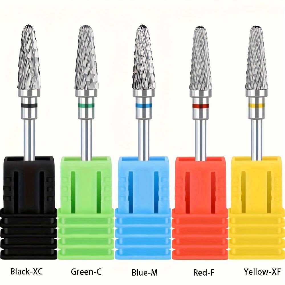 

1/5pcs/set Carbide Nail Polishing Drill, Nail Drill, Nail Polishing Cleaning Brush, Acrylic Gel Foot Care, Nail Polishing Tools, Manicure And Pedicure Tools