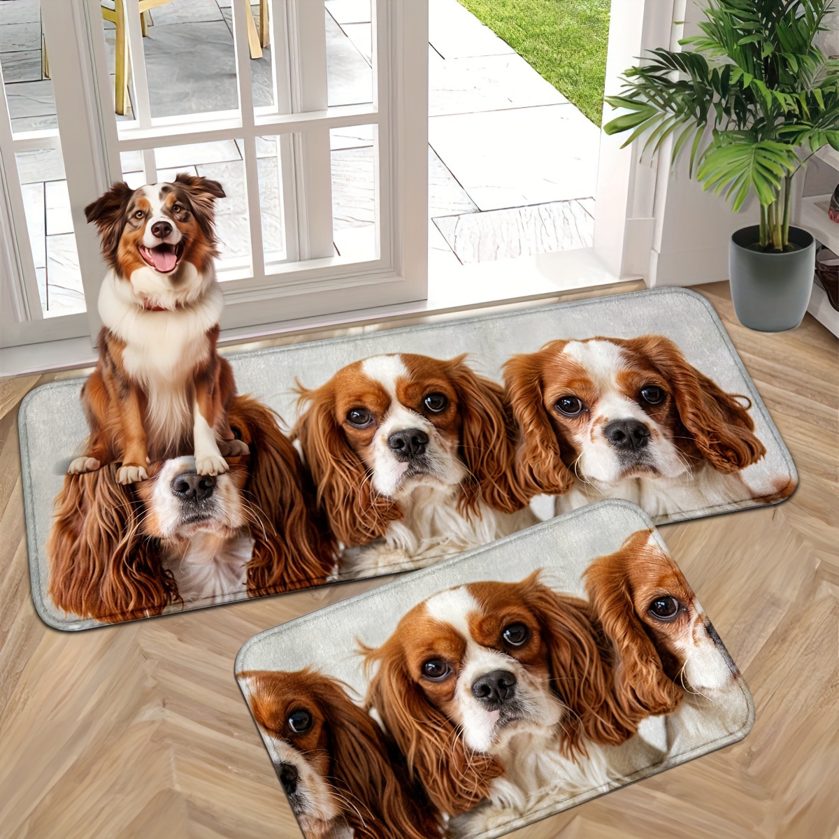 

1pc/2pcs, Dog Door Mat Indoor Entrance Indoor Door Mats For Entryway Area Rug Entrance Mat Entry Mat Indoor Front Door Mat Front Door Rugs Indoor Mats For Entryway Mud Dirt Trapper Door Mat