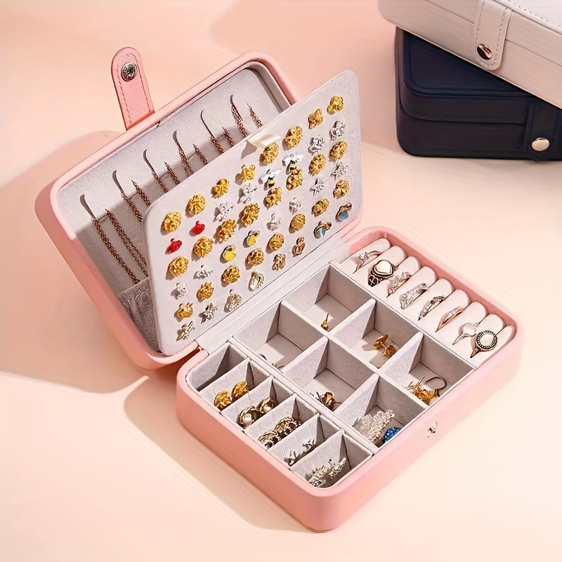 

Jewelry Organizer: Secure, Portable Storage For Bedroom, Bathroom, Kitchen, And Home Accessories - Fashionable Aesthetic For Jewelry Display And Packaging