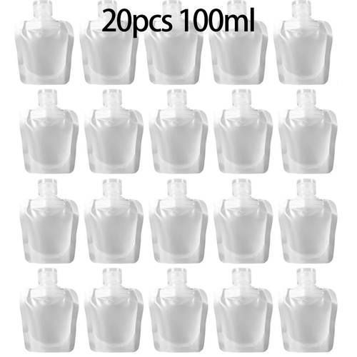 10pcs 20pcs 30ml 50ml 100ml squeeze container travel squeeze bag travel packaging bag travel lotion shower gel shampoo portable packaging bag