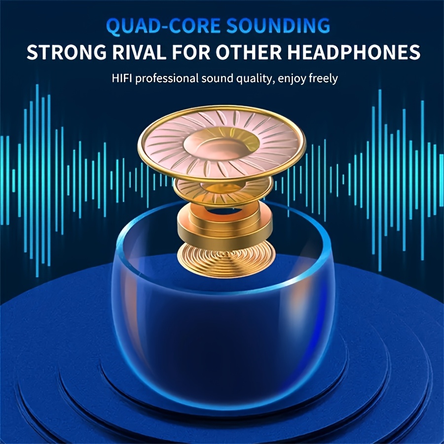 BRIAME TWS Hi-Fi Stereo Wireless Earbuds with Charging Case, Touch Control, Wireless 5.0, High-Quality Audio, Capacitive Mic, Lightweight Design for Sports, Gaming, and Everyday Use - Ideal Gift for Men and Women, Gaming Headphones | Portable Charging Case | Stylish Earphones, Earbuds Wireless