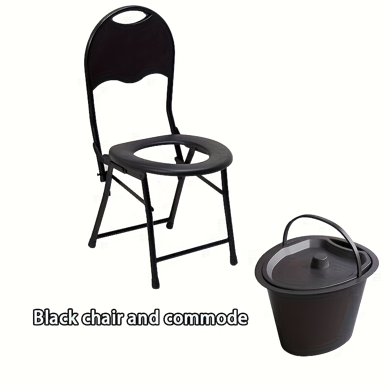 Folding Commode Big John Commode Chair Commode Black Toilet Seat