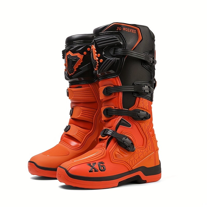 jg wolves mens x6 road racing motorcycle boots high top - Temu Oman