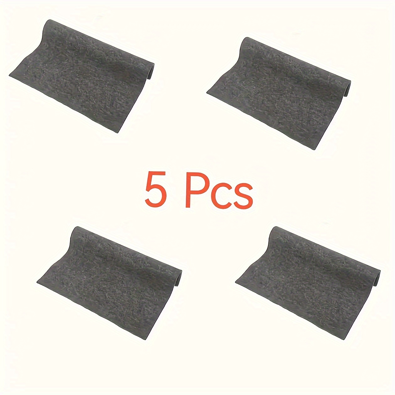 TEMU 5pcs Nano Scratch Repair Cloths - Easy Paint Restoration, Reusable