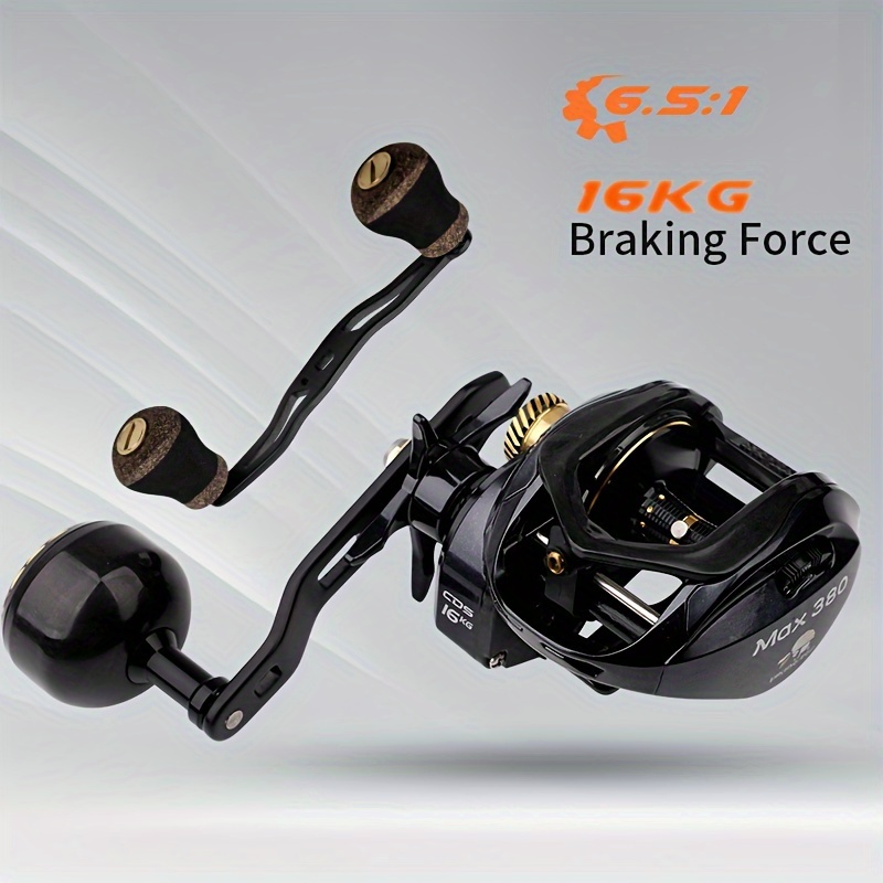 1pc Slow Pitch Jigging Fishing Reel, Carbon Fiber Baitcasting Reel, Fishing  Tackle