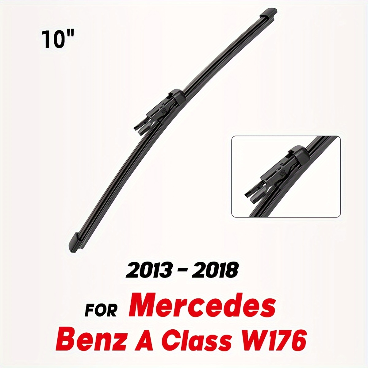 TEMU Spazzola tergicristallo posteriore 10" per W176 A45 2013 2014 2015 2016 2017 2018