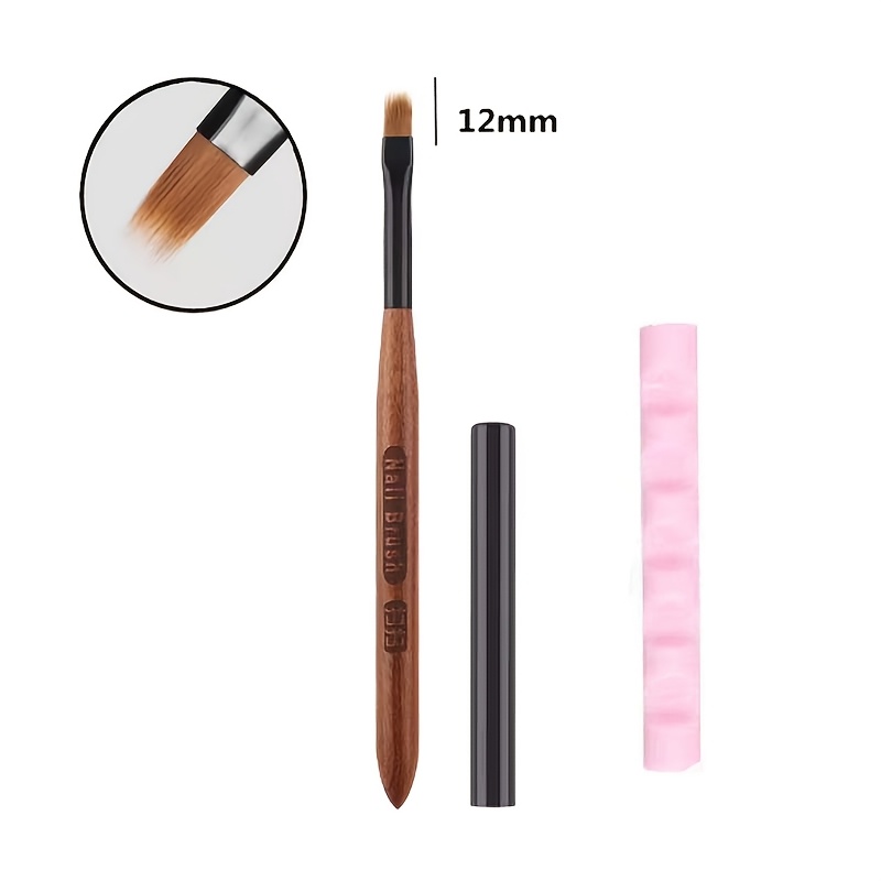 TEMU Ensemble de 2 pièces comprenant 1 nouveau pinceau mélangeur pour purification au bois de , stylo à colle et 1 porte-stylo. Le pinceau est doté