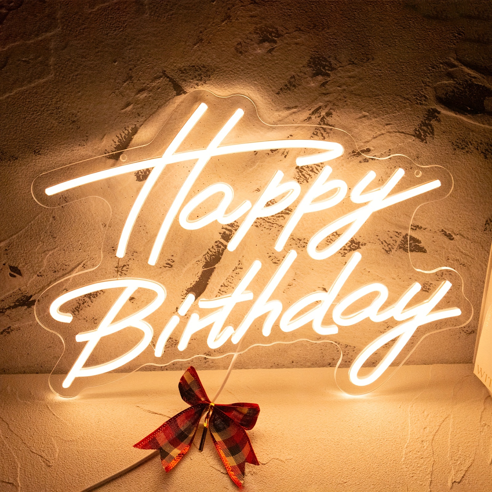 

Neon Signs, Led Light For Wall Decor, Dimmable & Usb Led Sign For Any Bday Party Celebration, Birthday Photo Backdrop