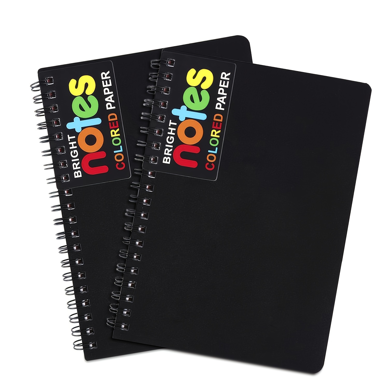 

1pc Spiral Notebook 5 X 7 Inches College Ruled Note Journals, Poly Cover 7 Bright Neon Colored Lined Paper Memo Pads 100 Sheets/200 Pages For School