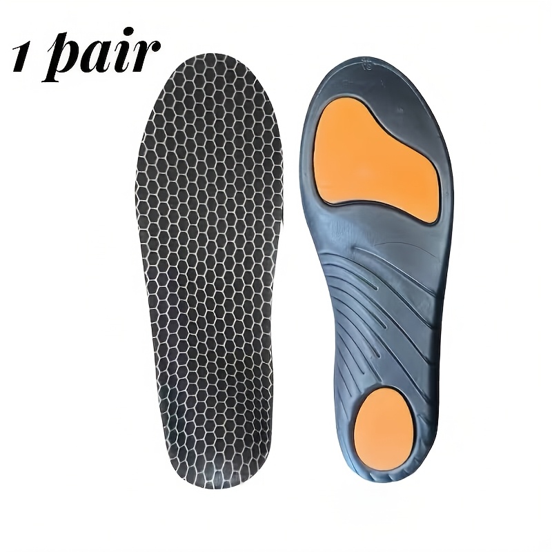 E-shop 1 Paar hochelastische Sportschuhe Einlegesohlen mit Fußgewölbestütze - Atmungsaktive Fußpolster, geeignet für Basketball- und Sportschuhe -