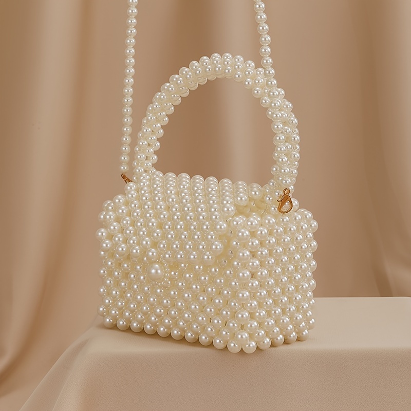 Fashionable Versatile Pearl Bag For Vacation, Play, Hanging Bag, Accessories Bag