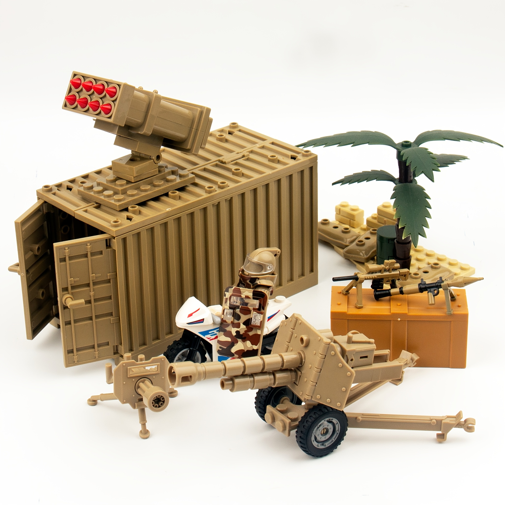 350pcs Military Soldier Style Weapon Set Toy Kit