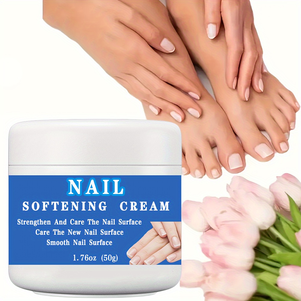 

50g Nail Softening Cream, Nail Strengthening, Cuticle Remover, Moisturizing And Nourishing Cream, Nail Care Products For Brittle And Damaged Nails, Nail&toenail Cream