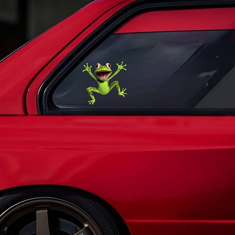 10 Autocollants Frog Again The Machine - Stickers Pare-chocs Voiture, Vinyle Imperméable, 3 Pouces (7.6cm), Design Protestation Mème