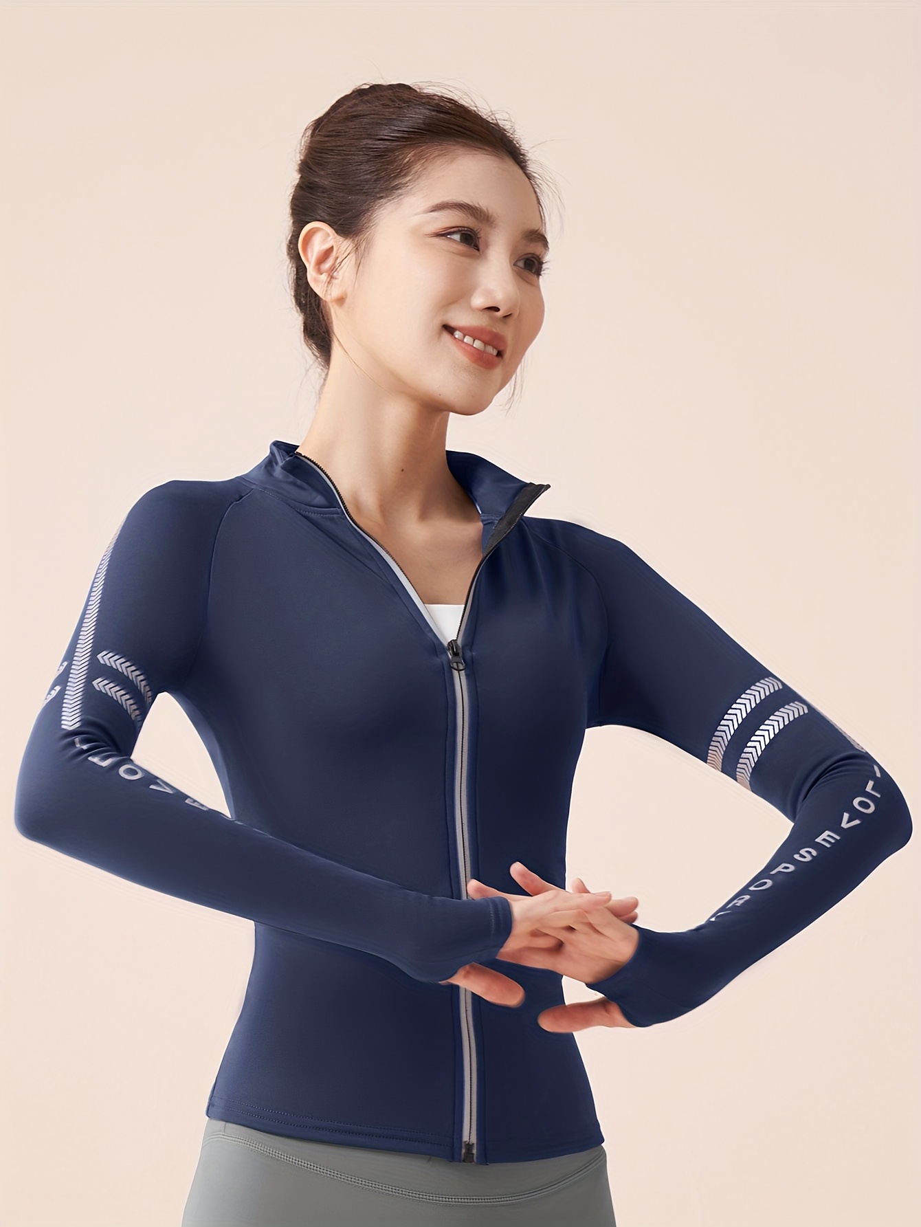 womens half jacket stand collar Temu Germany