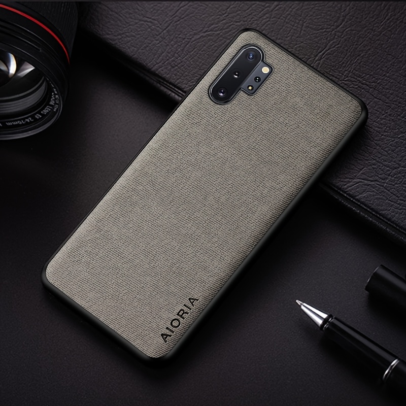TEMU スマホケース：軽量テキスタイル合成皮革 サムスン for 10 Plus 用 カバー