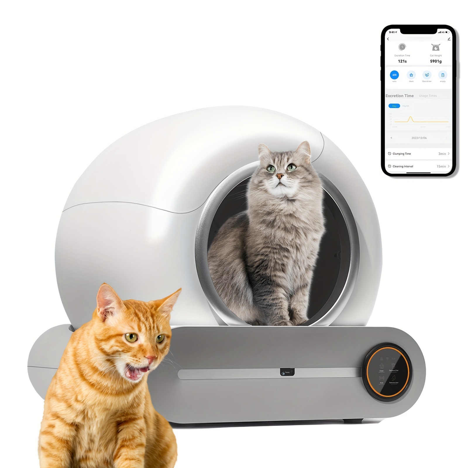 automatic cat litter box self cleaning cat litter box Temu
