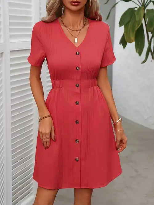 button front dress sold on Temu United States button front dress sold on Temu United States