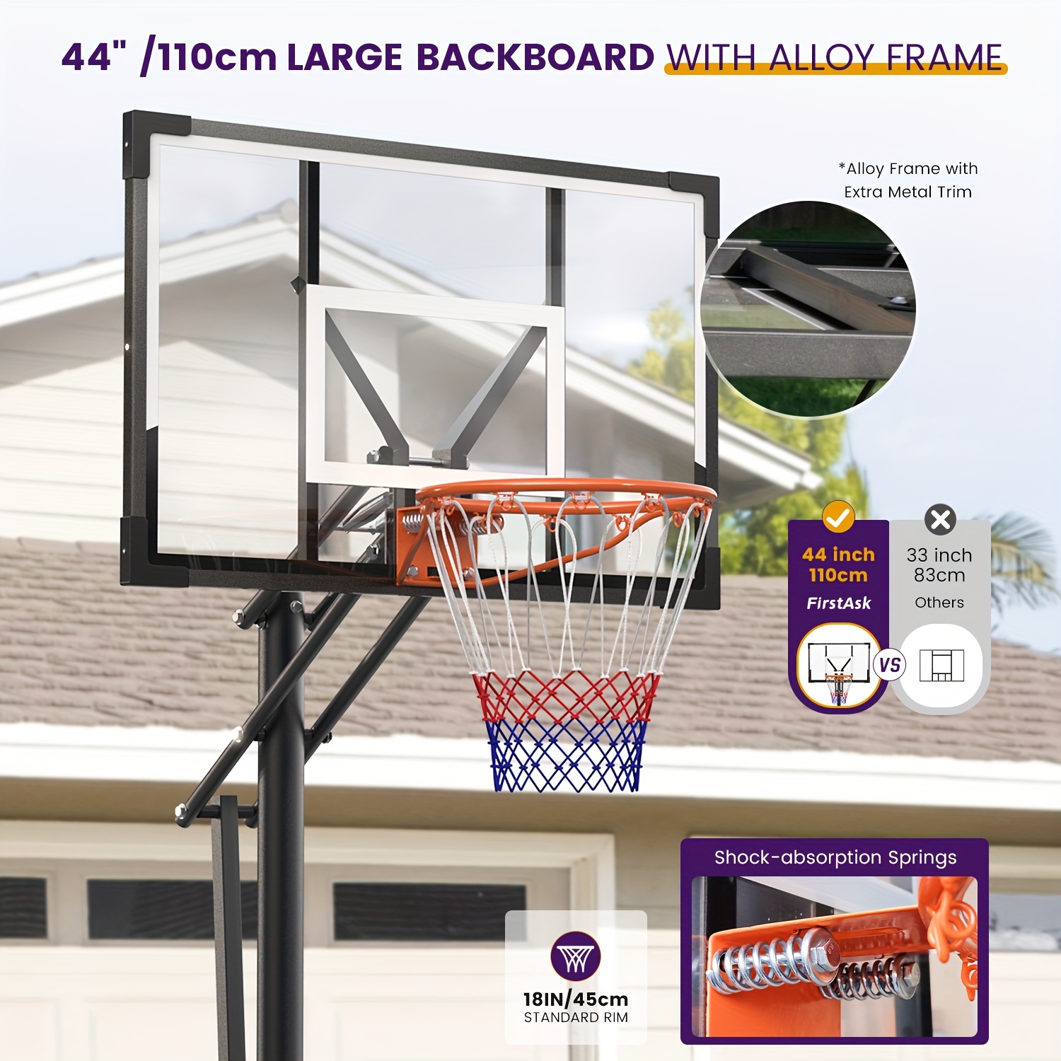 Outdoor KZS Indoor Outdoor 4.3ft To 10ft Three Adjtable Height For