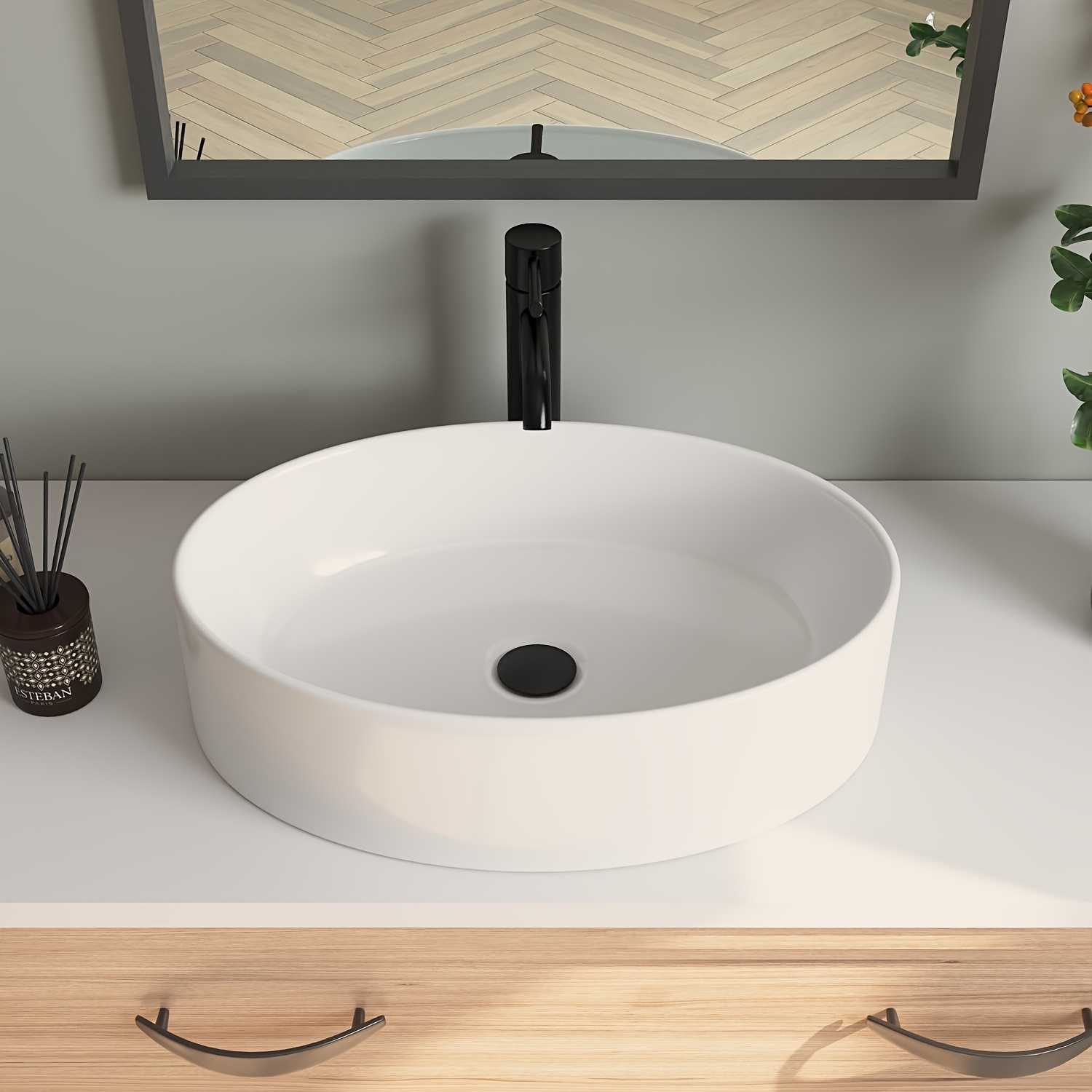 

Deervalley, Dv-1v0049, Install Bathroom Sink On Oval Platform. 19.69 * 13.98 Inch White Oval Bathroom Sink With Overflow Drain Pipe