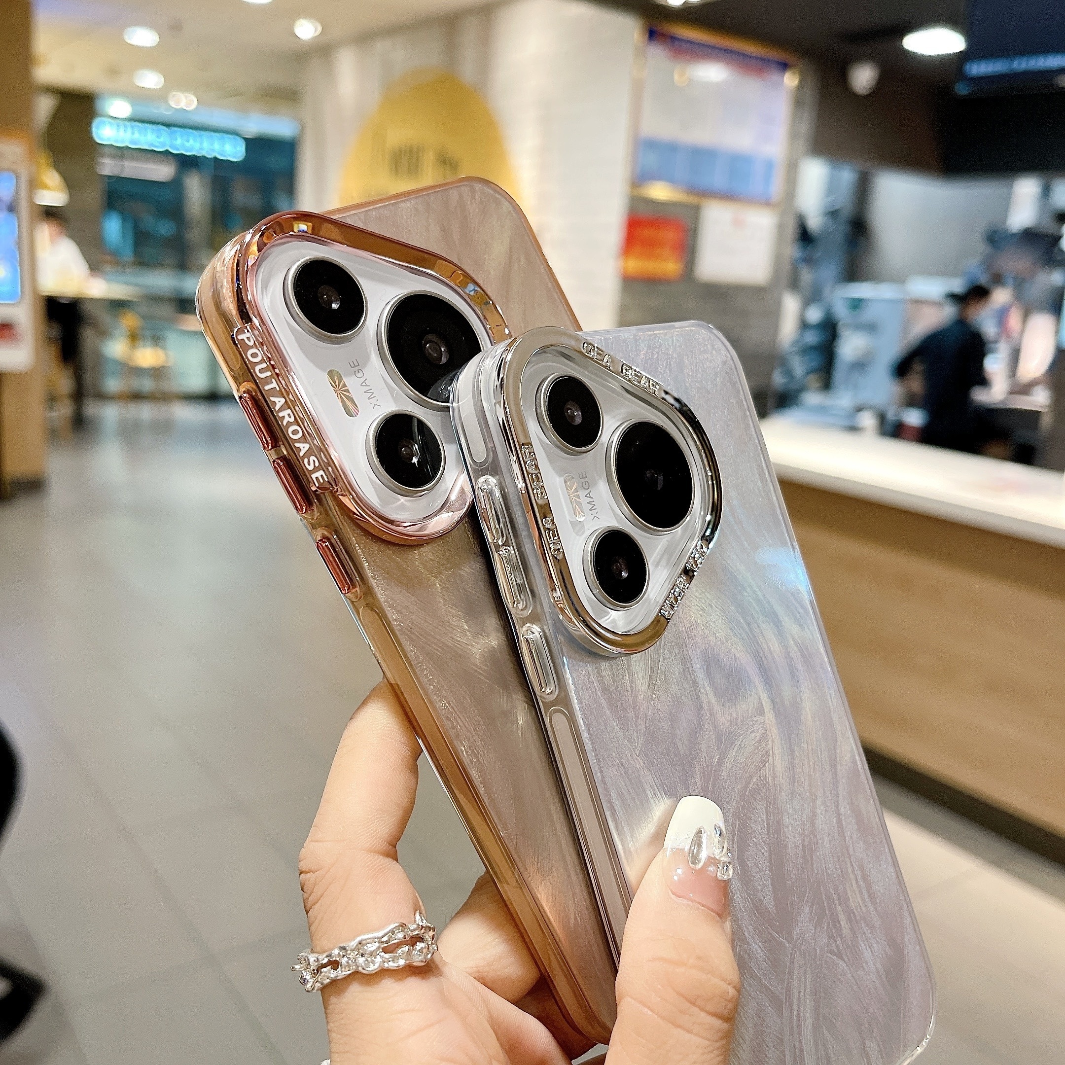 Feather soft edge hard bottom case for Huawei Pura 70 70 Pro_voghion.com