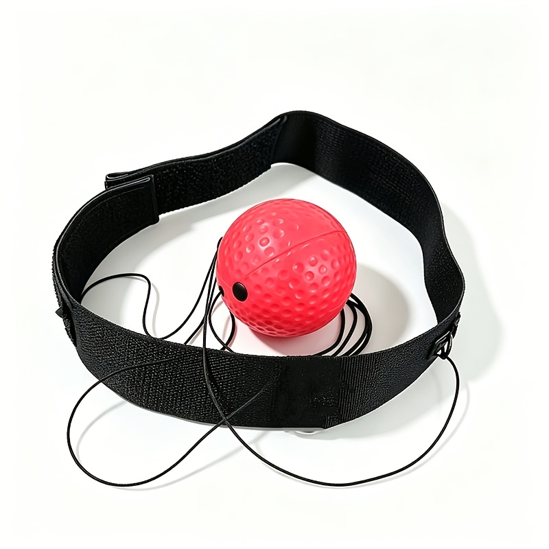 Head-mounted Boxing Speed Training Ball, Reaction Training, Speed Ball Toy, Red