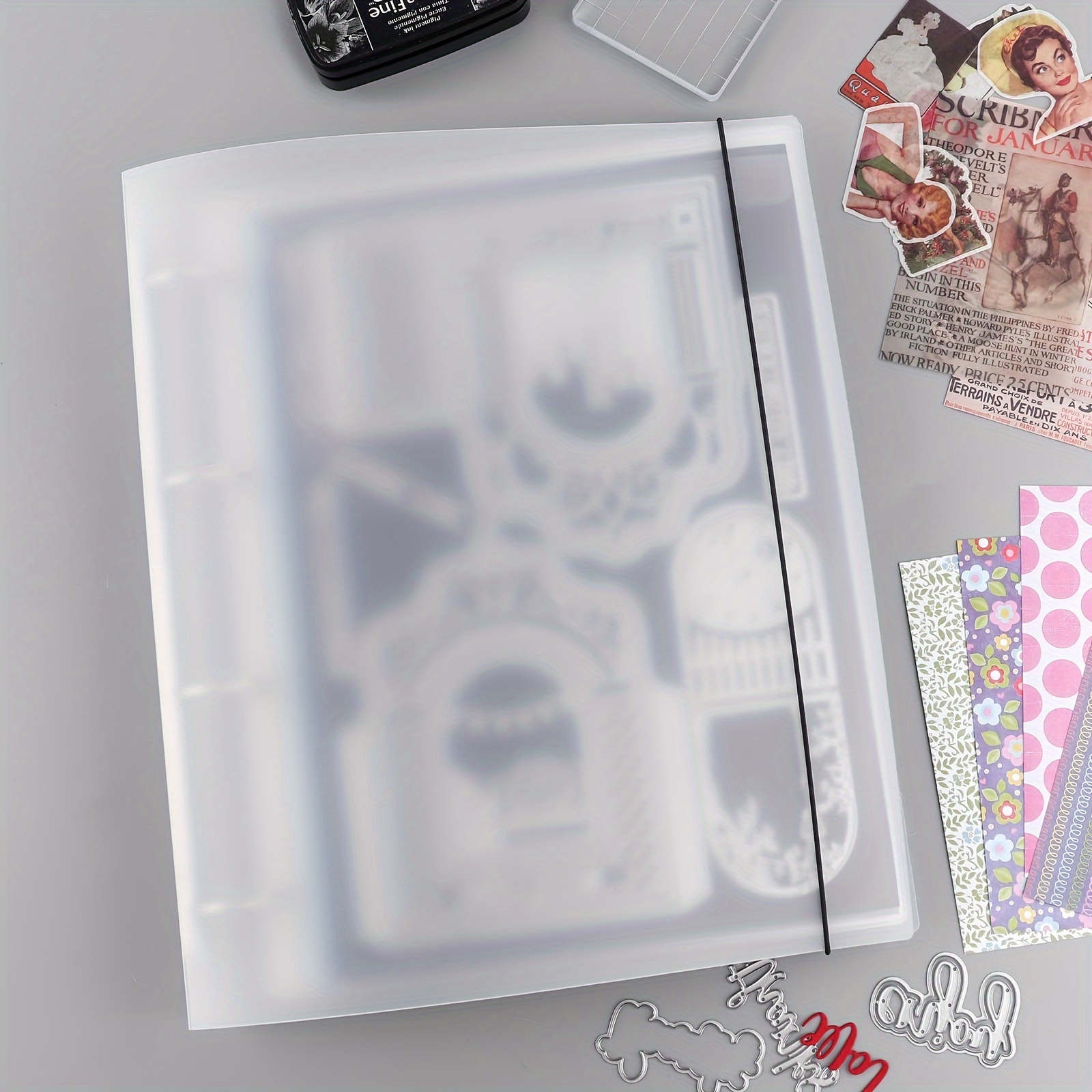 Carpeta De 5 Hojas Con Un Bolsillo, Tamaño A4, Carpeta De 4