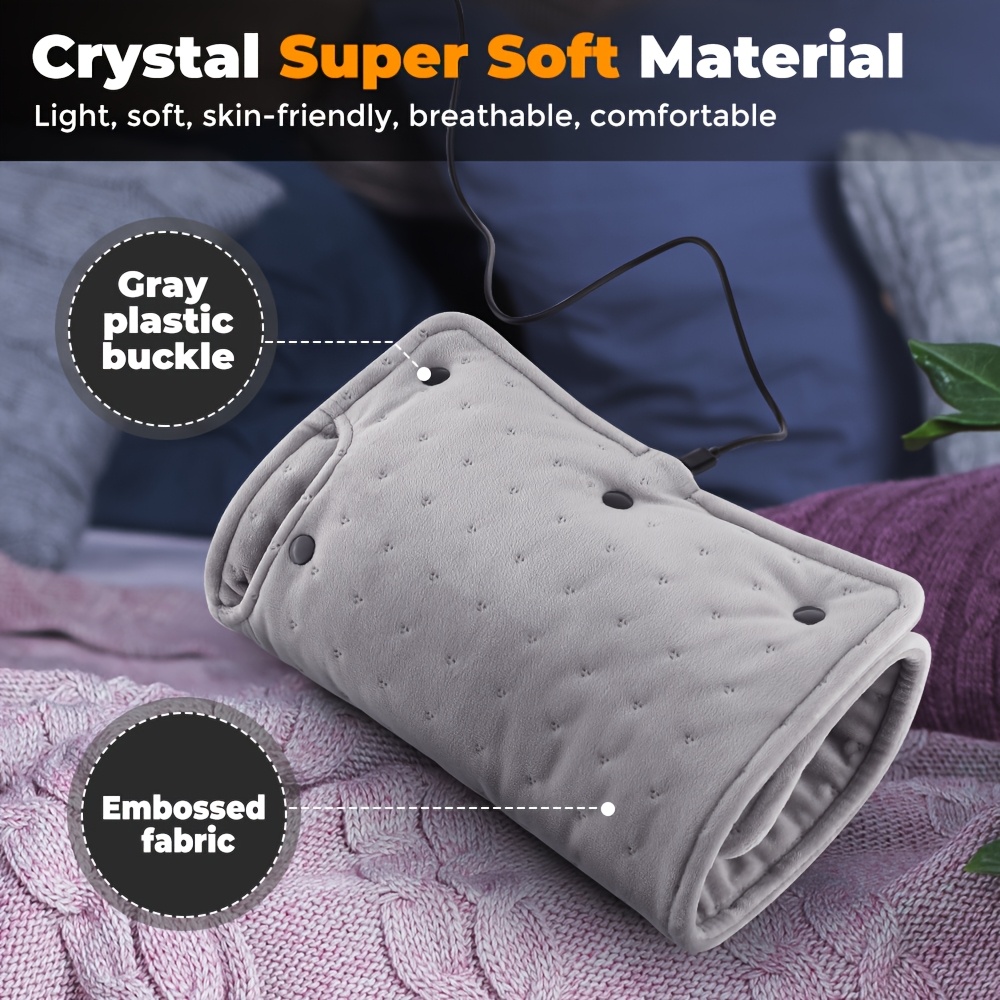 Gisay USB-Powered Heated Hand Warmer Pouch – Portable Electric Heating Pad with Comfortable Material for Office, Bedroom, and Living Room Use, Cozy Accessory | Plush Interior Lining, Heaters for Indoor Use