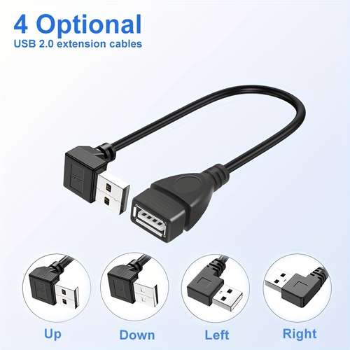 2m Micro USB Male To Female Extension Cable – Sync & Charge, Universal Fit