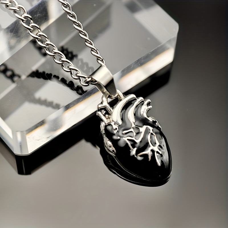 Stylish Metallic Heart Pendants for Couples