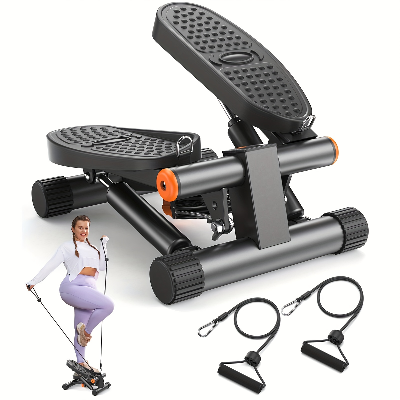 

1pc Fitness Stepper, Pedal Exercise Machine With & Lcd Monitor, 300lbs Loading Capacity, For Leg Training, Body Workout