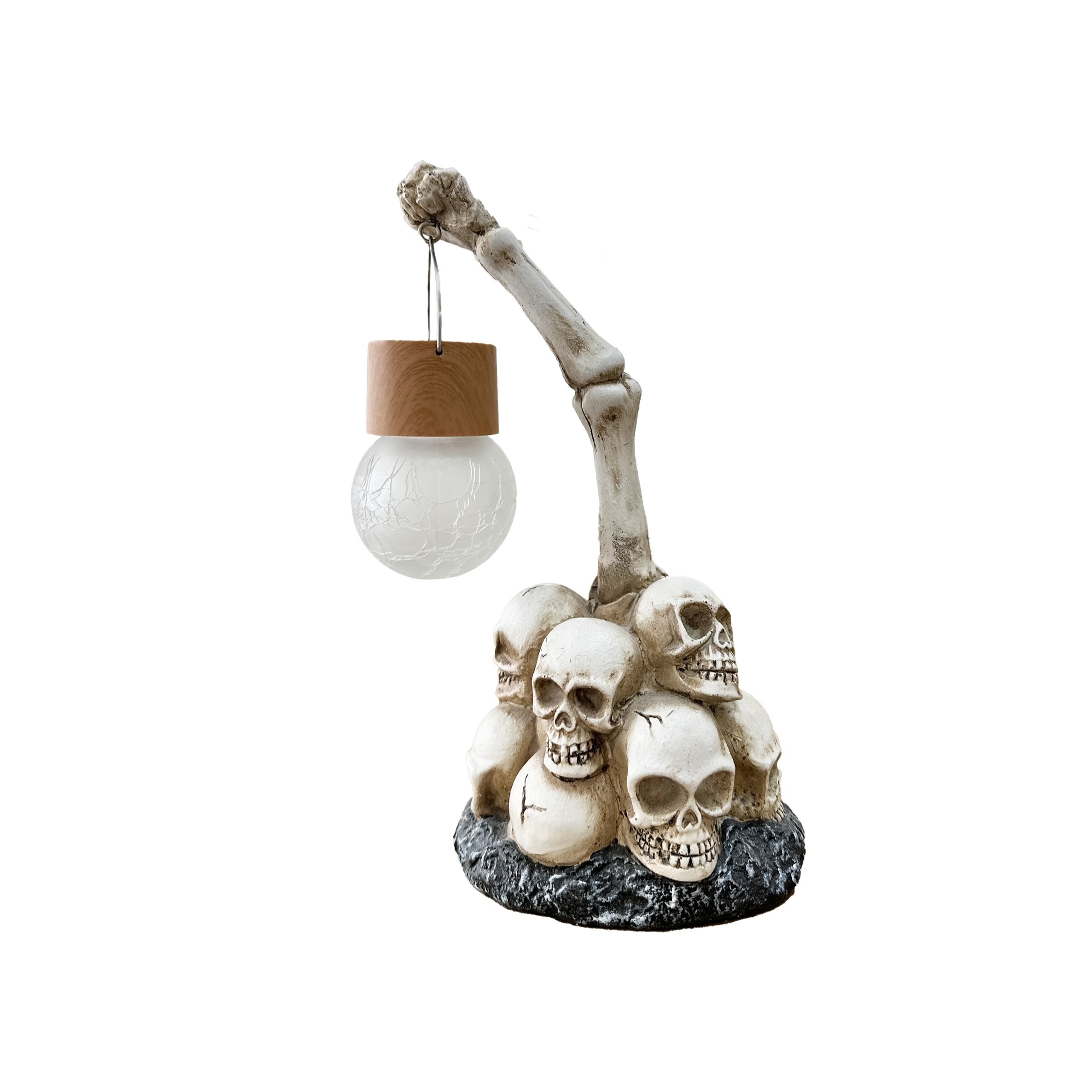 Image of Ip44 Stack Lantern, Solar Statue Light, Decoration For Of The Dead In Mexico, Suitable For Gardens, Courtyards, Lawns, Tables, , , A Festive Gift For