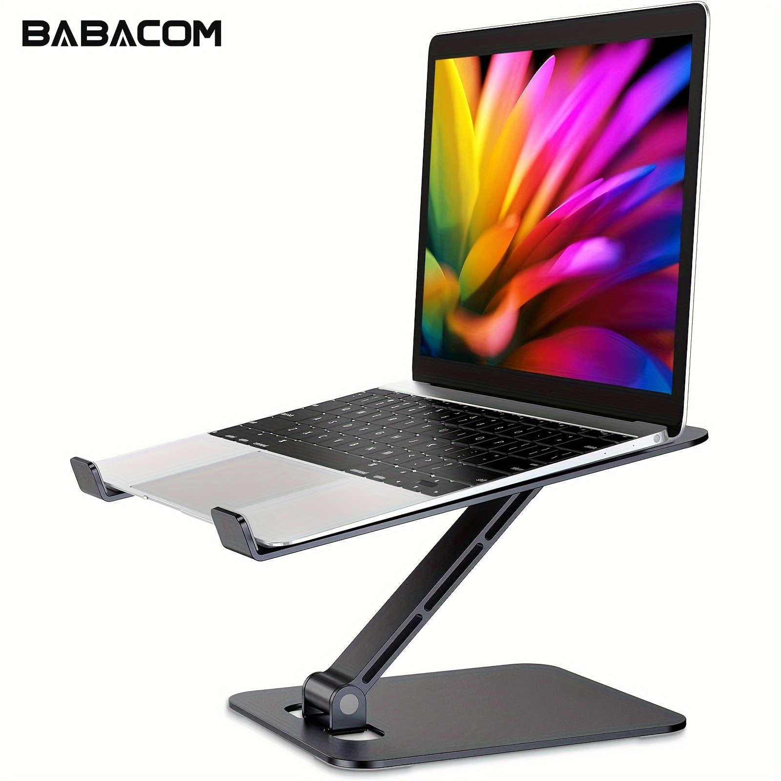 TEMU Adjustable Height Laptop Stand, Ergonomic Portable Laptop Stand, Aluminum Foldable Computer Laptop Stand, Compatible With 10-16 Inch Laptops -