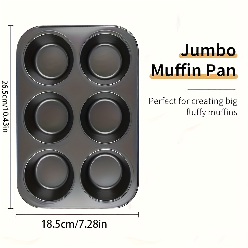 TEMU Muffin Pan Cupcake Pan, Tin For Baking, Carbon Steel Cupcake