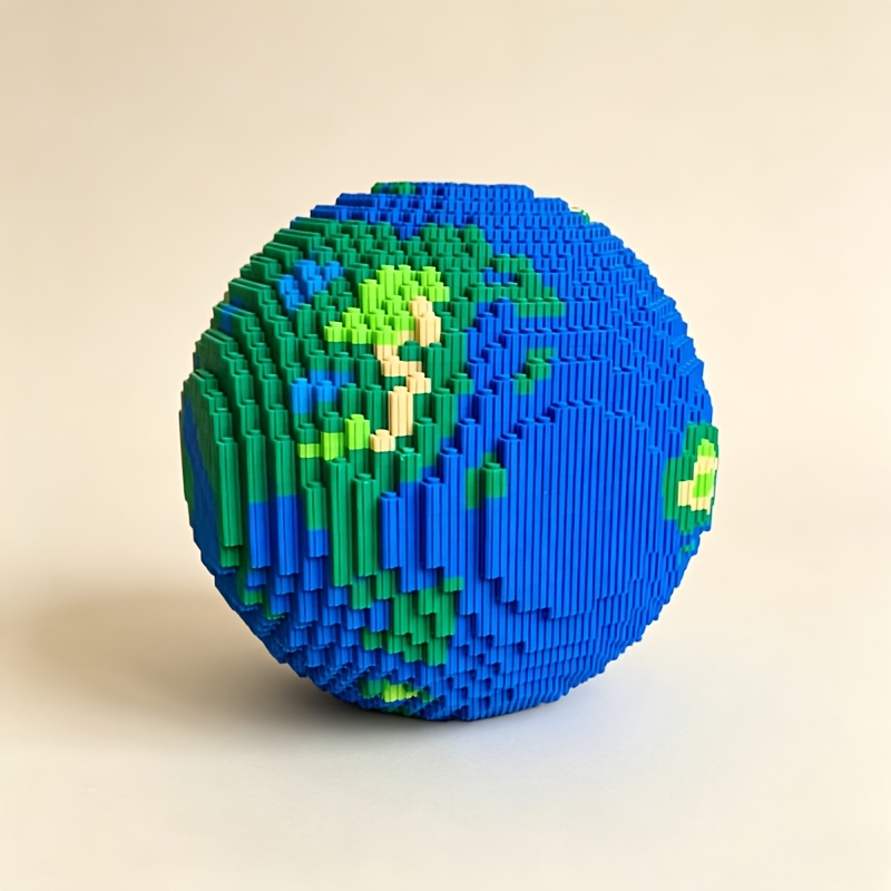 Earth Building Blocks for Home & Office Decor