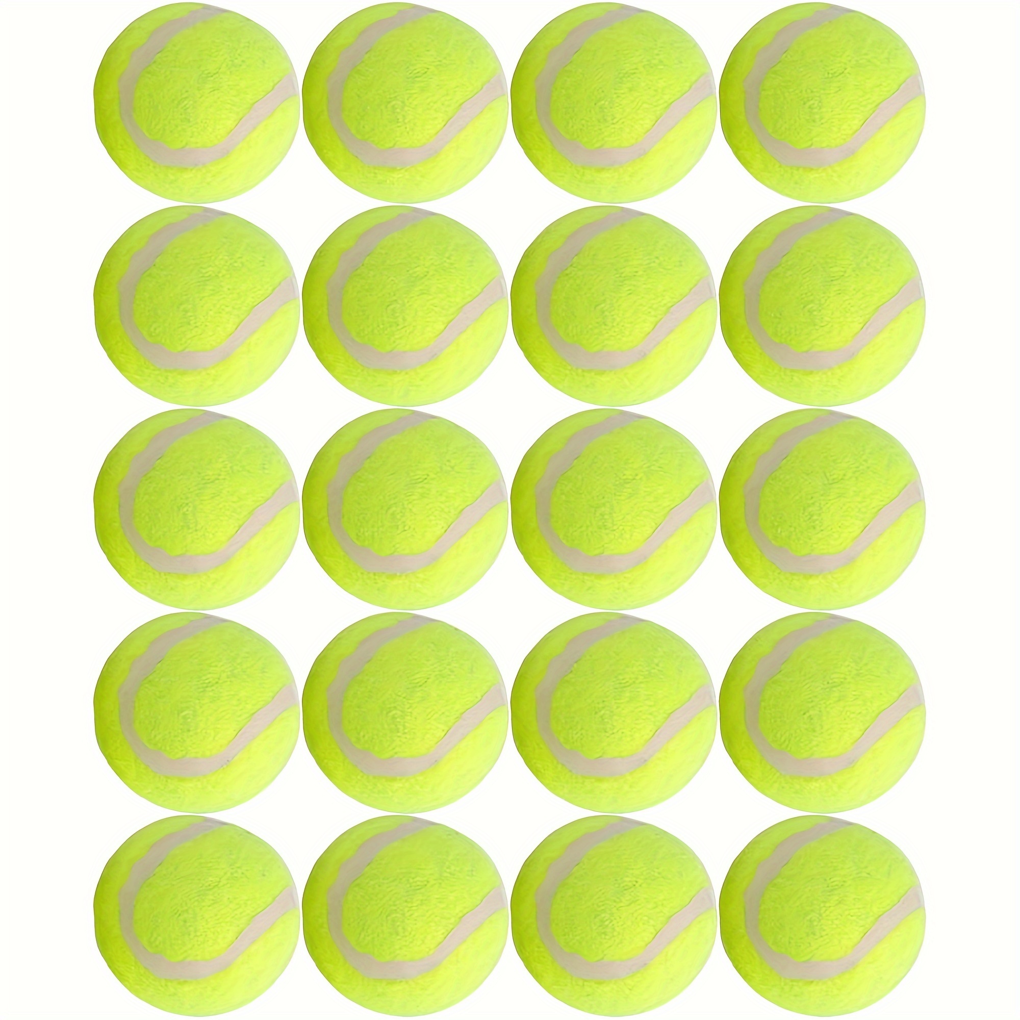 TEMU 20 Pack Tennis Balls For Small Dogs, Pet Toys For Playing And Training, 2 Inch (5cm)