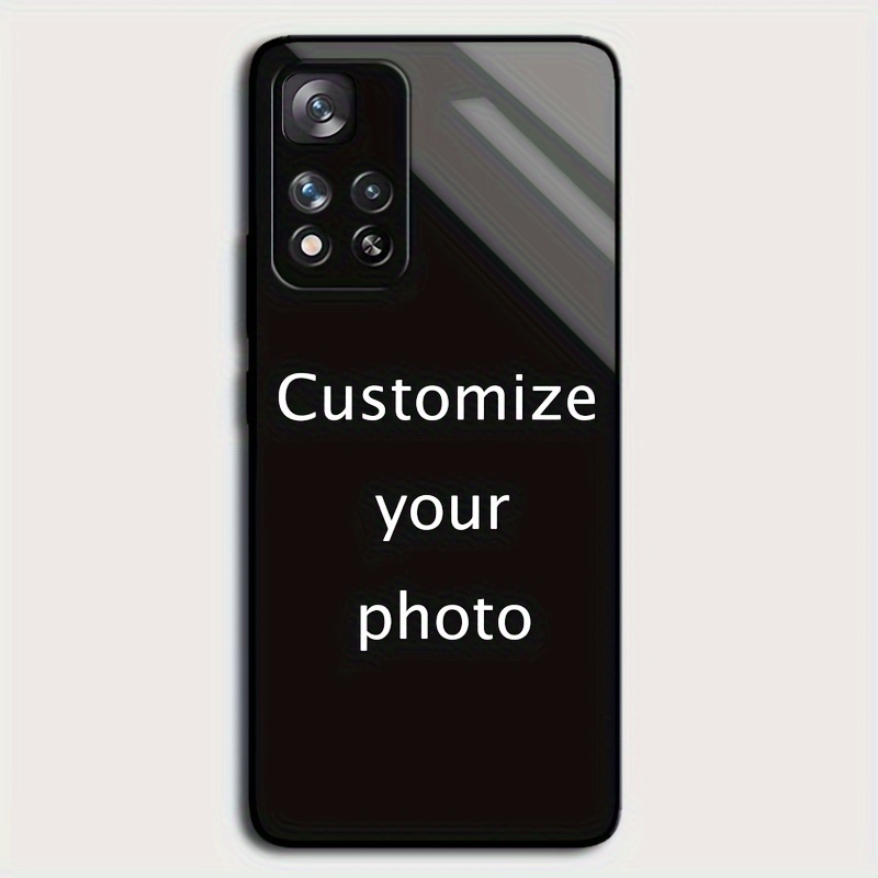 TEMU Coque de téléphone - Coque de téléphone personnalisée pour Xiaomi Redmi Note 13 Pro/Note 12/Note 11/Note 10 avec et photos DIY, dotée d'une