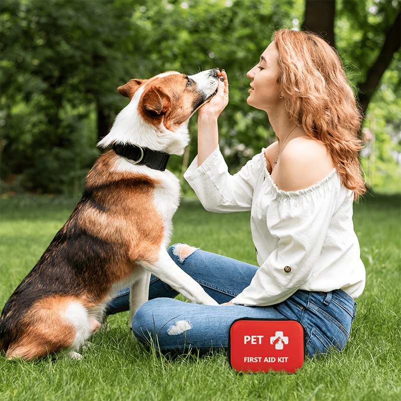 Pet First Aid Kit for Cats and Dogs — A Pet Emergency Kit for Home, Office, and Travel — A Must-have Mini First Aid Kit for Dog Camping