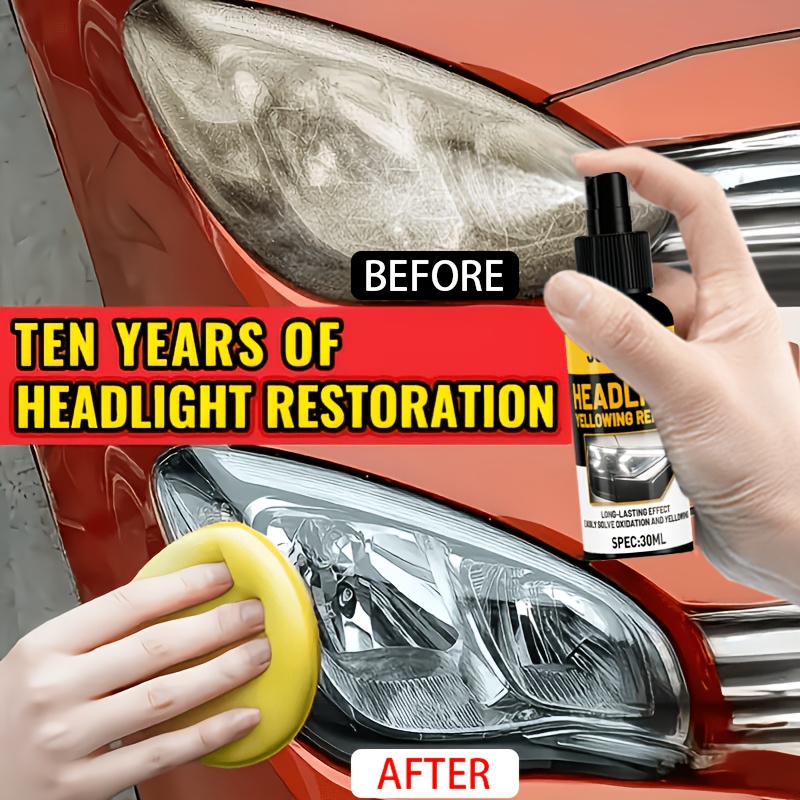   a professional tool kit designed specifically for restoring car headlights   is   it   repair headlights that have oxidized   or become  